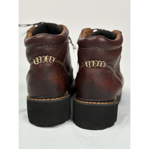 Ariat Canyon Lace Up Leather Work Boots Men’s 7 B Brown Lace UP Round Toe - Picture 8 of 16